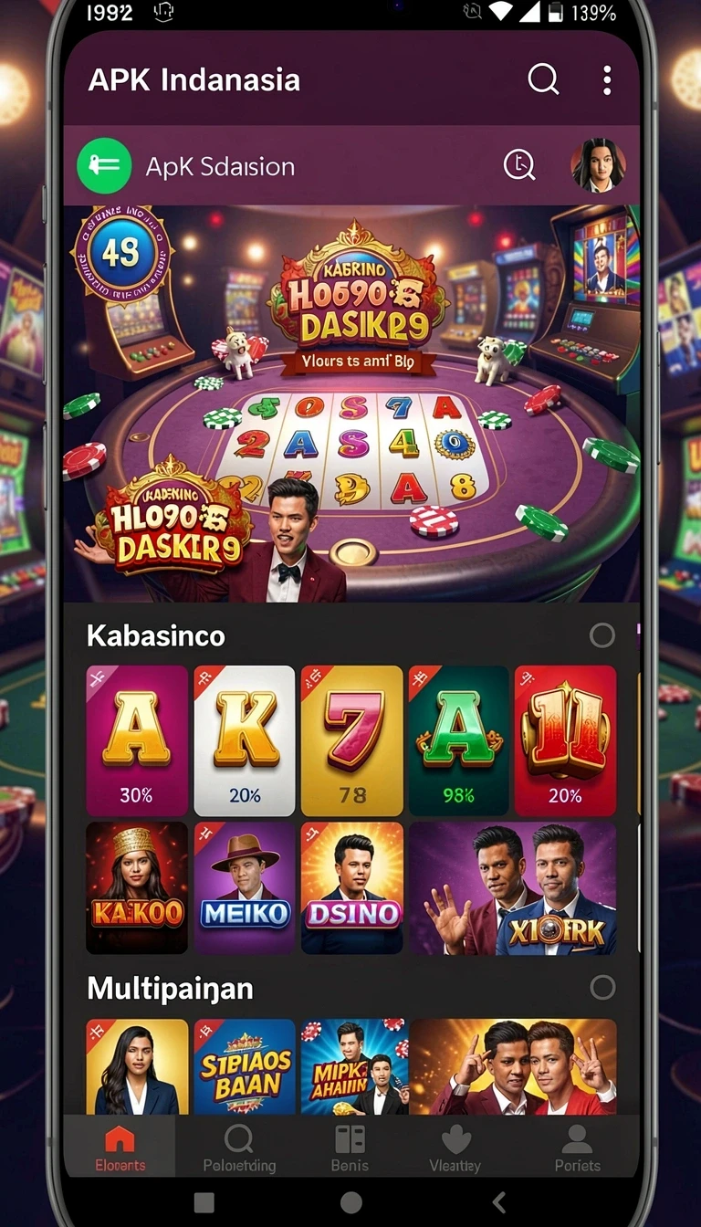 Tampilan utama aplikasi javaslot88 Versi Terbaru untuk Android Tanpa Ribet yang intuitif dan efisien.