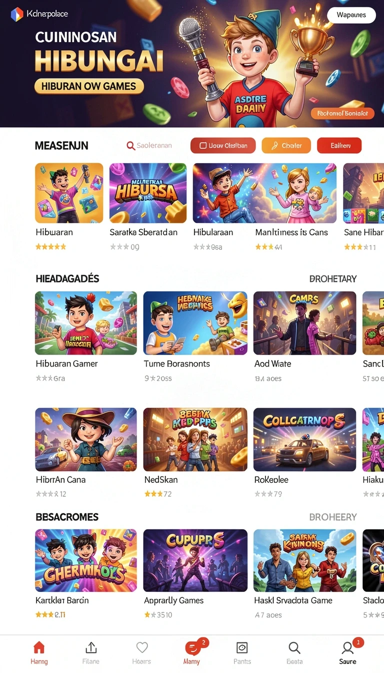 Tampilan utama aplikasi Aplikasi dewihoki Terpercaya untuk Android yang intuitif dan efisien.