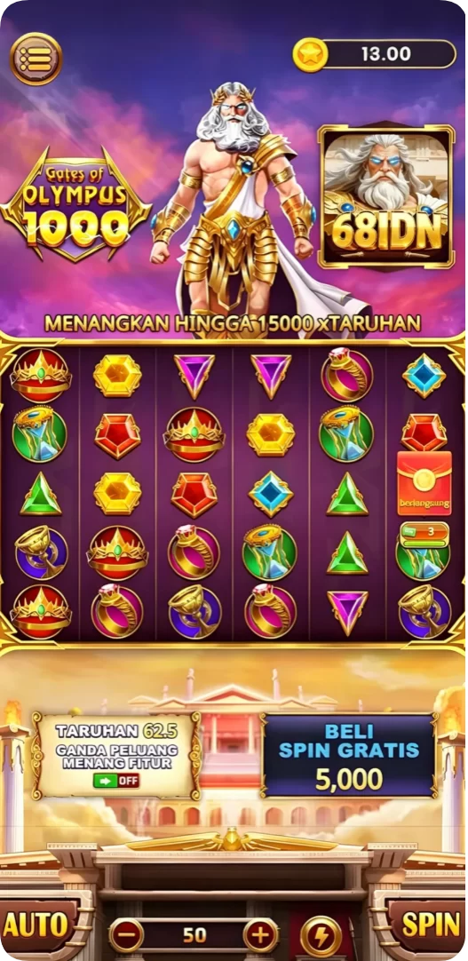 Tampilan utama aplikasi mega888 APK Terbaru untuk Android Tanpa Iklan yang intuitif dan efisien.