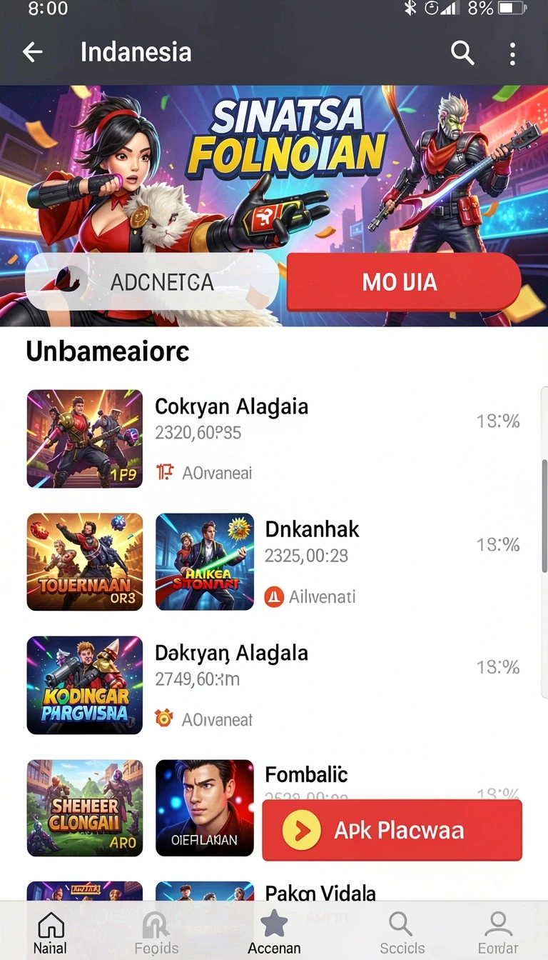 Tampilan utama aplikasi Update Aplikasi prima77 Terbaru 2026 yang intuitif dan efisien.