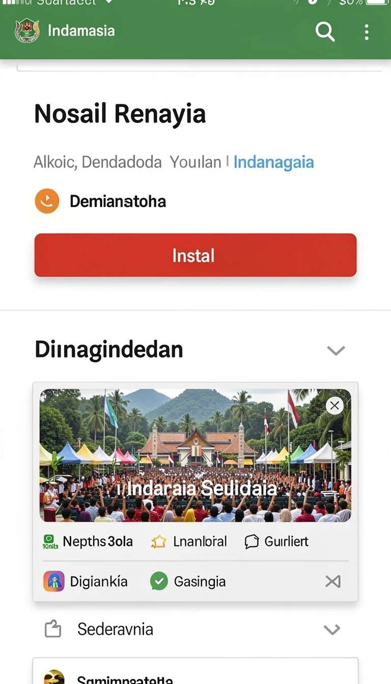 Tampilan utama aplikasi gus77 APK Versi Terbaru untuk Android 2026 yang intuitif dan efisien.